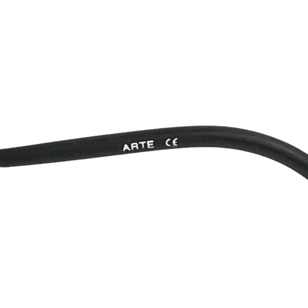 Vintage Arte Eyeglasses Frames MOD 5114 COL 13 Black Red Gray Oval 45-18-128
